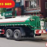 Xe Phun Nước Rửa Đường 13 khối Dongfeng Nhập Khẩu